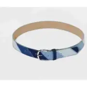 Women's Denim Patchwork Belt - Wild Fable Blue Medium