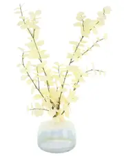 Creative Displays Modern Blanched Eucalyptus Arrangement In Marbled Ceramic Vase