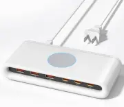 100W USB C Charging Station for Multiple Devices,6 Port USB C Charger Block F...