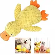 ARREBOL Squeaky Duck Puppy Dog Plush Toys for Small Pet, No Stuffing (S)