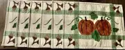 New Quilted Pumpkin Autumn SET of 6 Placemats & Pre-own matching Napkins-Unique