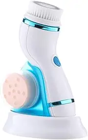 SAFIGLE 1Pc Electric Face Brush Four in One Facial Cleansing Device for Deep Cleaning Fast Charging Safe Material for Skin