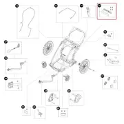 Thule Reflector Set Reflectors Double for Thule Chariot Sports Cross 2