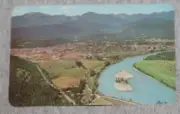 Vintage Postcard: Aerial View of Libby, Montana - Hwy 2