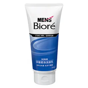 MEN’s Bioré男性專用 沁涼淨油洗面乳/深層柔珠洗面乳 100g (8.8折)