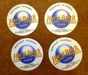 Four (4) Hard Rock Cafe Beer Coasters, Skydome, Toronto, Canada - Instant Karma