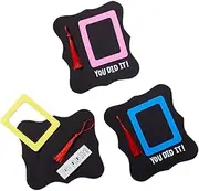 3-piece Child Diy Photo Frame Kit Non-woven Picture Display Frame for Boys and Girls Random Style