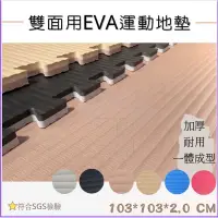 在飛比找蝦皮購物優惠-〖地墊工場〗 EVA運動地墊103*103*2.0 cm 雙