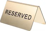 Vaguelly Reserved Table Sign Shaped Reserved Seats Sign for Restaurant Weddings Events Elegant Design Lightweight Stable for Parties Gatherings