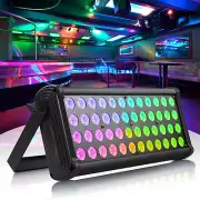 Stage Light Bar Wash Light 80W 48Leds RGB Dj Lights Bar 2-8-12 DMX Control Auto