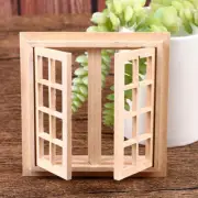 1:12 Dollhouse Miniature Door Window 16 Grids Square Windows Model Home Decyu