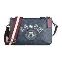 在飛比找momo購物網優惠-【COACH】COACH EVERETT白字LOGO印花PV