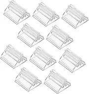 25pcs Menu Holder Table Card Holders Table Game Card Holders Wedding Seat Card Clamps Card Desk Holders Place Card Holders for Table Place Card Clips Table Rack Plastic Transparent