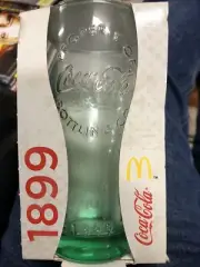 X2 Coca Cola 1899 Coke Glass (2015 Collection McDonalds) New in Original Package