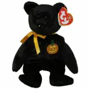 NEW W TAG TY BEANIE BABIES BABY BEAR HAUNT HALLOWEEN SMALL