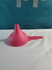 Tupperware Large Funnel Fill Oil Bottles Shakers Make Rice Mold Kiss New Pink