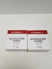 Mercedes PLATINUMline Microscope Slides, 144 pcs. Sealed