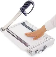 Manual Paper Cutter, A3 Multifunctional Paper Cutter, Using Thickened Steel Paper Cutting Knife, Removable Baffle, Thickened Table with Anti-Slip Rubber Feet for Offices, Home Schools