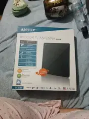 AT-206B ANTOP HOME INDOOR AMPLIFIED OMNI DIRECTIONAL ANTENNA HD NEW 50 mile