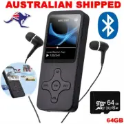 64GB Bluetooth HiFi MP3 Player MP4 Media FM Radio Audio Recorder Music Portable