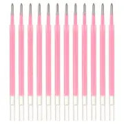 12 Pcs 0.8mm Medium Point Pastel Coloring Pen Ink Gel Pen Refills, Pink