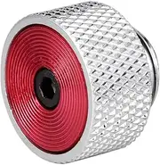Water Cooling Fittings Extender, Water Cooling Extender G1/4 Exhaust Valve Stop Plug Pressure Equalizer to Extend Connectors. (Red)