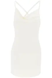 Satin Mini Slip Dress For A