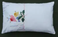 在飛比找博客來優惠-AROMA HOUSE SP10 貼布繡蕾絲小靠枕套