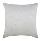 Square Sofa Cushion Case White 16"x16", Home Decor Silk Fabric - Snow Queen