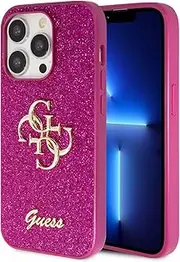 Guess Glitter Edition Case for iPhone 15 Pro Max, Purple