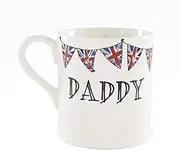 [Sweet William] Daddy mug with Union Jack bunting