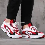 正品NIKE AIR MAX TRIAX 紅白 復古 休閒百搭運動慢跑鞋 CD2053-101男女鞋