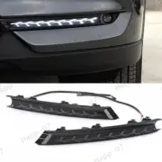 For Mazda CX-5 CX5 2017-2021 LED DRL Daytime Running Light Fog Day Lamp W/ Turn (for: Mazda)