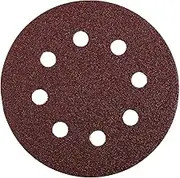 kwb Sanding Disc, Diameter 115 mm, Made of Precious Corundum with 40 Grit, Tool-Free Change, High-Quality Resin Gluing and Reinforced Paper Carrier for Coarse Sanding of Wood and Metal