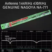 Antenna 144MHz 430MHz Dual Band NAGOYA NA-771 SMA Female Baofeng 10W UV5R UV-82