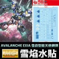 在飛比找樂天市場購物網優惠-【鋼普拉】雪焰水貼 BANDAI 鋼彈 MG 1/100 G