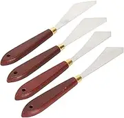 Other Collections Artist Pallet Knife for Painting￼,4Pcs Stainless Steel Palette Knife Shaped Oil Painting Art Spatula Mixing Acrylic Scraper