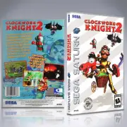 Sega Saturn Custom Case - NO GAME - Clockwork Knight 2