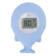 Whale Shaped Baby Bath Tub Water Thermometer Silent Alarm Infant Baby Bath US