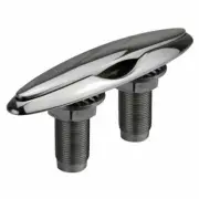 2 x Pull Up Cleats Stainless Steel Mooring Cleats, Flush Mount Rope Cleats