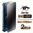 2x Tempered Privacy Glass Screen Protector Fr iPhone 16 Plus 15 14 13 Pro XS Max