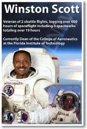 Winston Scott - NEW NASA African American Astronaut Space Exploration POSTER