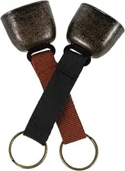 Dog Trainer Collar Brass Cowbell Small Bear Bells for Pet Collars Loud and Durable Bells for Dogs
