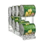 Focus Foodservice Focus FFCR10CH Chromate Wire Can Rack