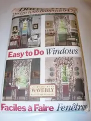 HOME DECOR CRAFTS UNCUT BUTTERICK 6435 Sewing Pattern DRAPERY WINDOW TREATMENT