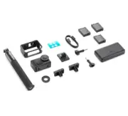 DJI Osmo Action 4 Camera Adventure Combo - 3x Batteries & Extension Rod