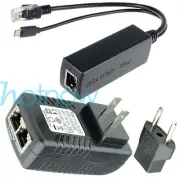 Raspberry Pi 3 Board Power Over Ethernet Kit PoE(Injector+ Splitter) 5V 2.4A