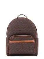 [Michael Kors] Michael Kors-Bex Coated Canvas Backpack With Frontal Logo Patch-Donna OS