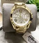 Michael Kors MK6266 Bradshaw Gold Tone Unisex 43mm Wrist Watch