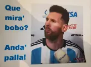 Que mira bobo anda palla Argentina sticker soccer futbol qatar messi AFA decal